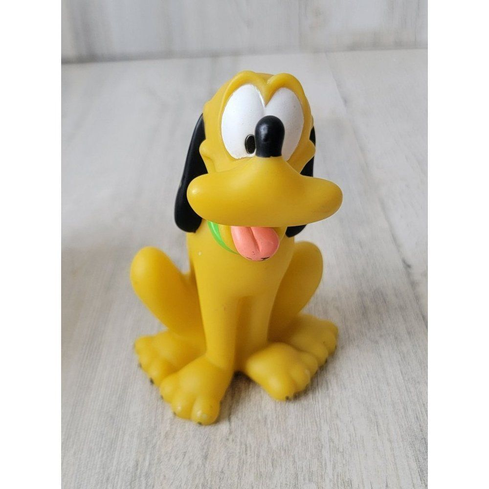 Pluto bath toy figure mickey mouse dog‎ Disney Pixar